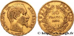 20 francs or Napoléon III, tête nue 1854 Paris F.531/2