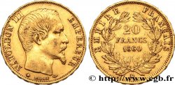 20 francs or Napoléon III, tête nue 1860 Strasbourg F.531/19