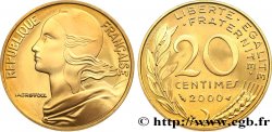 20 centimes Marianne, BE (Belle Épreuve) 2000 Pessac F.156/45 var.
