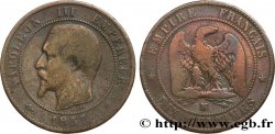 Dix centimes Napoléon III, tête nue 1857 Marseille F.133/45