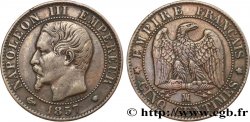 Cinq centimes Napoléon III, tête nue 1857 Marseille F.116/42