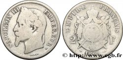 2 francs Napoléon III, tête laurée 1869 Strasbourg F.263/11
