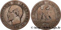 Cinq centimes Napoléon III, tête nue 1857 Bordeaux F.116/41