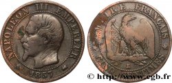 Cinq centimes Napoléon III, tête nue 1857 Bordeaux F.116/41