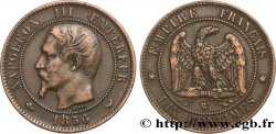 Dix centimes Napoléon III, tête nue 1856 Lille F.133/40