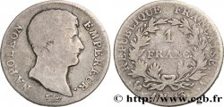 1 franc Napoléon Empereur, Calendrier révolutionnaire 1805 Paris F.201/14
