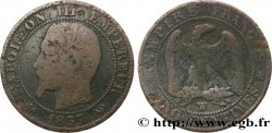 Cinq centimes Napoléon III, tête nue 1857 Lille F.116/43
