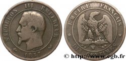 Dix centimes Napoléon III, tête nue 1857 Lille F.133/46