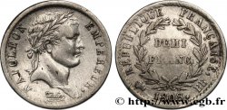 Demi-franc Napoléon Ier tête laurée, République française 1808 Strasbourg F.177/4