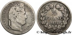 1/2 franc Louis-Philippe 1832 Nantes F.182/26