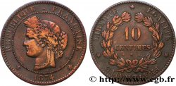 10 centimes Cérès 1874 Bordeaux F.135/13