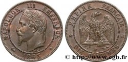 Dix centimes Napoléon III, tête laurée 1863 Strasbourg F.134/11