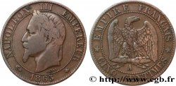 Cinq centimes Napoléon III, tête laurée 1865 Paris F.117/16