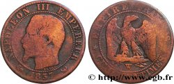 Cinq centimes Napoléon III, tête nue 1857 Lille F.116/43