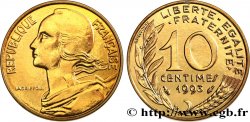 10 centimes Marianne, BU (Brillant Universel), frappe médaille 1993 Pessac F.144/36