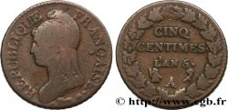 Cinq centimes Dupré, grand module 1797 Paris F.115/1