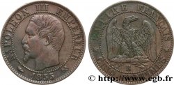 Cinq centimes Napoléon III, tête nue 1855 Rouen F.116/18