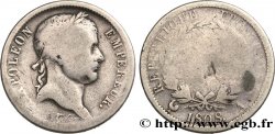 2 francs Napoléon Ier tête laurée, République française 1808 Paris F.254/4