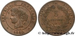 5 centimes Cérès 1880 Paris F.118/21