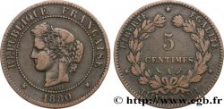5 centimes Cérès 1880 Paris F.118/21