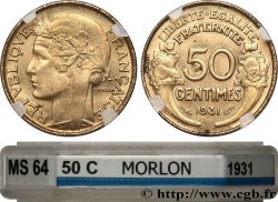 50 centimes Morlon, avec raisin sans fruit 1931  F.192/4