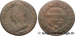 Cinq centimes Dupré, grand module 1797 Lille F.115/31