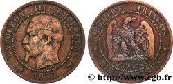 Dix centimes Napoléon III, tête nue 1857 Lille F.133/46