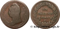 Un décime Dupré, grand module 1800 Bordeaux F.129/70