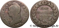 Cinq centimes Dupré, grand module 1800 Metz F.115/102