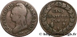 Cinq centimes Dupré, grand module 1797 Paris F.115/1