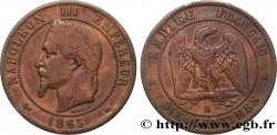 Dix centimes Napoléon III, tête laurée 1865 Paris F.134/16