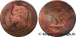 Dix centimes Napoléon III, tête laurée 1864 Paris F.134/13