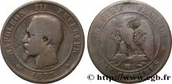 Dix centimes Napoléon III, tête nue 1857 Marseille F.133/45