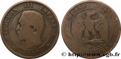Dix centimes Napoléon III, tête nue 1857 Bordeaux F.133/44