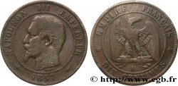 Dix centimes Napoléon III, tête nue 1857 Paris F.133/41