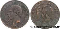 Cinq centimes Napoléon III, tête nue 1855 Marseille F.116/27