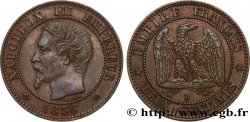 Deux centimes Napoléon III, tête nue 1856 Rouen F.107/39