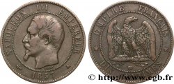 Dix centimes Napoléon III, tête nue 1857 Strasbourg F.133/43