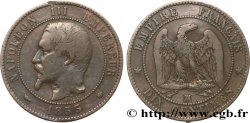 Dix Centimes Napoléon III tête nue 1853 Marseille F.133/8