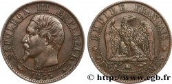 Cinq centimes Napoléon III, tête nue 1855 Strasbourg F.116/20