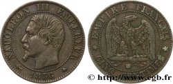 Cinq centimes Napoléon III, tête nue 1856 Strasbourg F.116/32