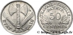 50 centimes Francisque, légère 1944  F.196/4