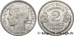 2 francs Morlon, aluminium 1945  F.269/5