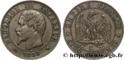 Cinq centimes Napoléon III, tête nue 1855 Marseille F.116/27