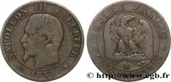 Cinq centimes Napoléon III, tête nue 1857 Marseille F.116/42
