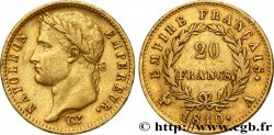 20 francs or Napoléon, tête laurée, Empire français 1810 Paris F.516/8