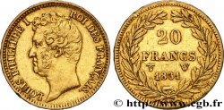 20 francs or Louis-Philippe, Tiolier, tranche inscrite en relief 1831 Lille F.525/5