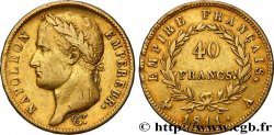 40 francs or Napoléon tête laurée, Empire français 1811 Paris F.541/6