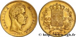 40 francs or Charles X, 2e type 1830 Paris F.544/5