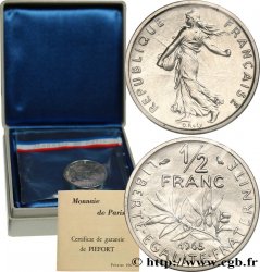 Piéfort nickel de 1/2 franc Semeuse 1965 Paris GEM.91 P1